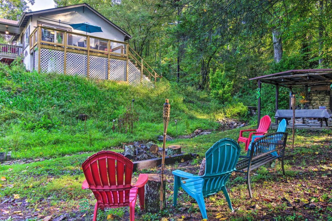 Shaw Creek Cottage With Fire Pit And Forest Views Hendersonville Exteriér fotografie